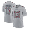Punc NE.Patriots #13 Mack Hollins Player Gray Fashion Limited Home Game Stitched Jerseys
