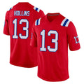 Punc NE.Patriots #13 Mack Hollins Player Red Home Game Stitched Jerseys