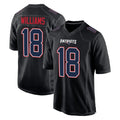 Punc NE.Patriots #18 Kyle Williams Player Carbon Fashion Limited Home Game Stitched Jerseys