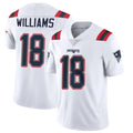 Punc NE.Patriots #18 Kyle Williams Player White Vapor Untouchable Home Game Stitched Jerseys