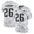 Punc NE.Patriots #26 Hassan Haskins Player Arctic Camo Salute To Service Limited Game Stitched Jerseys