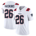Punc NE.Patriots #26 Hassan Haskins Player White Vapor Untouchable Home Game Stitched Jerseys
