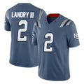 Punc NE.Patriots #2 Harold Landry III Player Blue Limited Rivalries Collection Home Game Stitched Jerseys