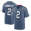 Punc NE.Patriots #2 Harold Landry III Player Blue Rivalries Collection Home Game Stitched Jerseys