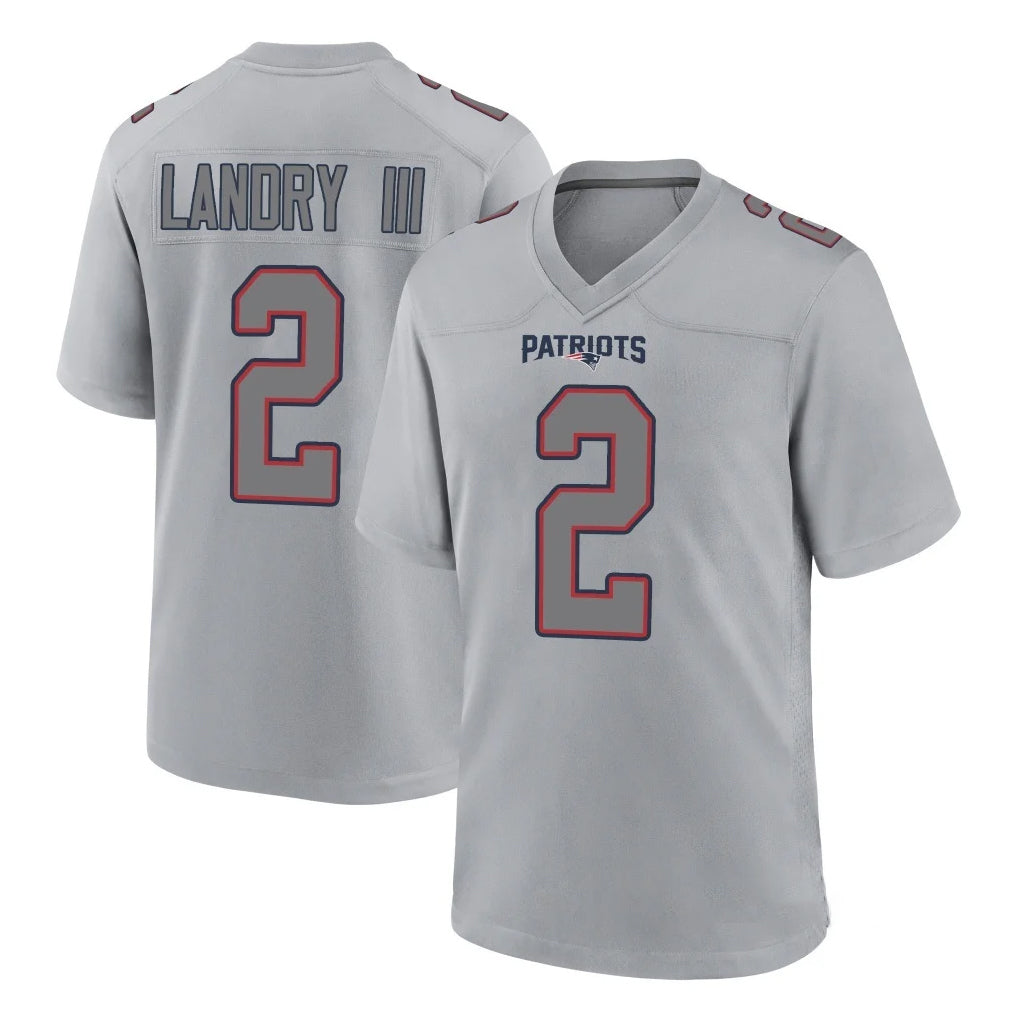 Punc NE.Patriots #2 Harold Landry III Player Gray Fashion Limited Home Game Stitched Jerseys