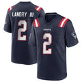 Punc NE.Patriots #2 Harold Landry III Player Navy Home Game Stitched Jerseys