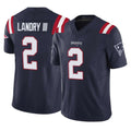 Punc NE.Patriots #2 Harold Landry III Player Navy Limited Vapor F.U.S.E. Home Game Stitched Jerseys