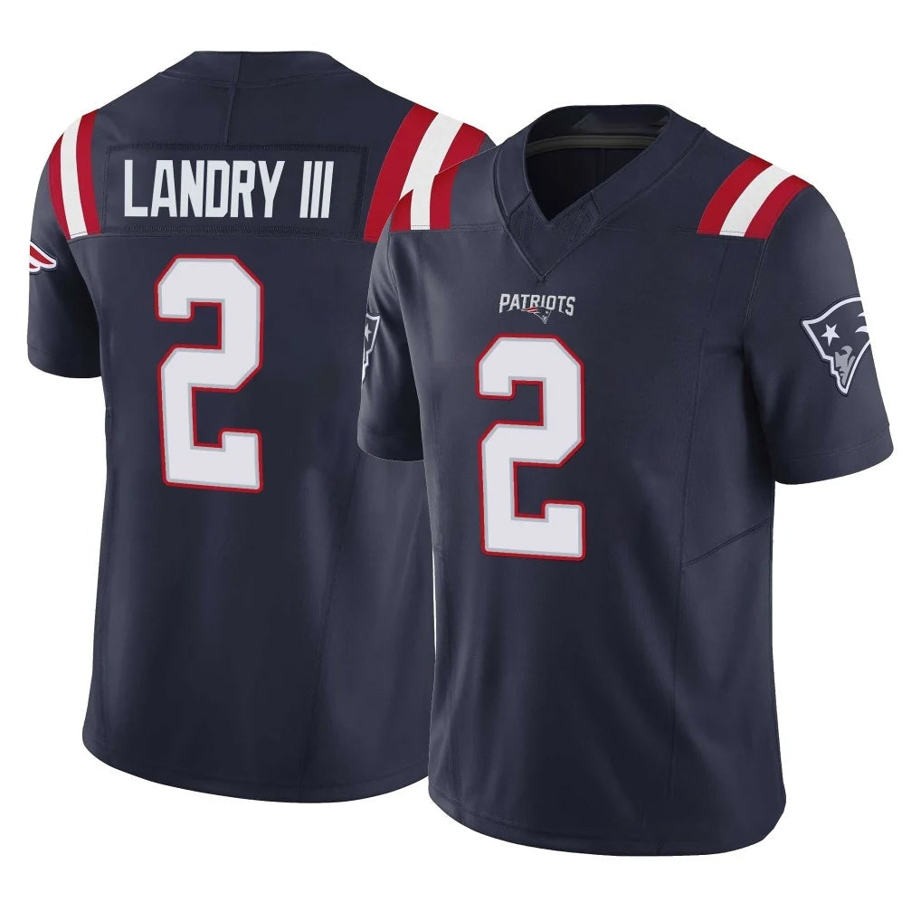 Punc NE.Patriots #2 Harold Landry III Player Navy Limited Vapor F.U.S.E. Home Game Stitched Jerseys