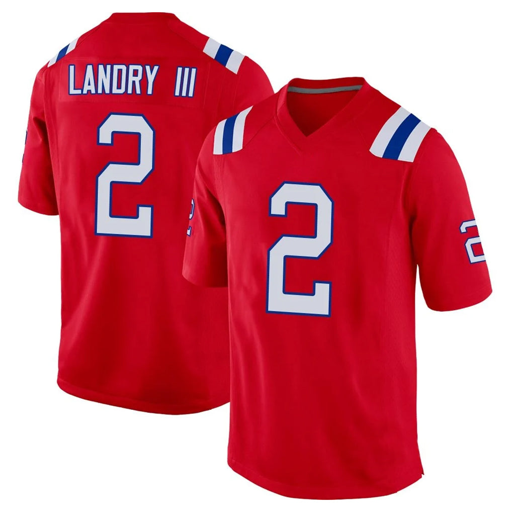 Punc NE.Patriots #2 Harold Landry III Player Red Home Game Stitched Jerseys
