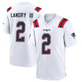 Punc NE.Patriots #2 Harold Landry III Player White Home Game Stitched Jerseys