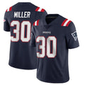 Punc NE.Patriots #30 Jam Miller Player Navy Vapor Untouchable Home Game Stitched Jerseys