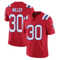 Punc NE.Patriots #30 Jam Miller Player Red Vapor Untouchable Home Game Stitched Jerseys