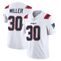 Punc NE.Patriots #30 Jam Miller Player White Vapor Untouchable Home Game Stitched Jerseys