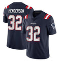 Punc NE.Patriots #32 TreVeyon Henderson Player Navy Vapor Untouchable Home Game Stitched Jerseys