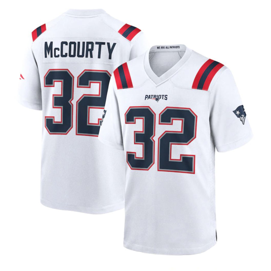 Punc NE.Patriots #32 TreVeyon Henderson Player White Home Game Stitched Jerseys