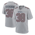Punc NE.Patriots #38 Rhamondre Stevenson Player Gray Fashion Limited Home Game Stitched Jerseys