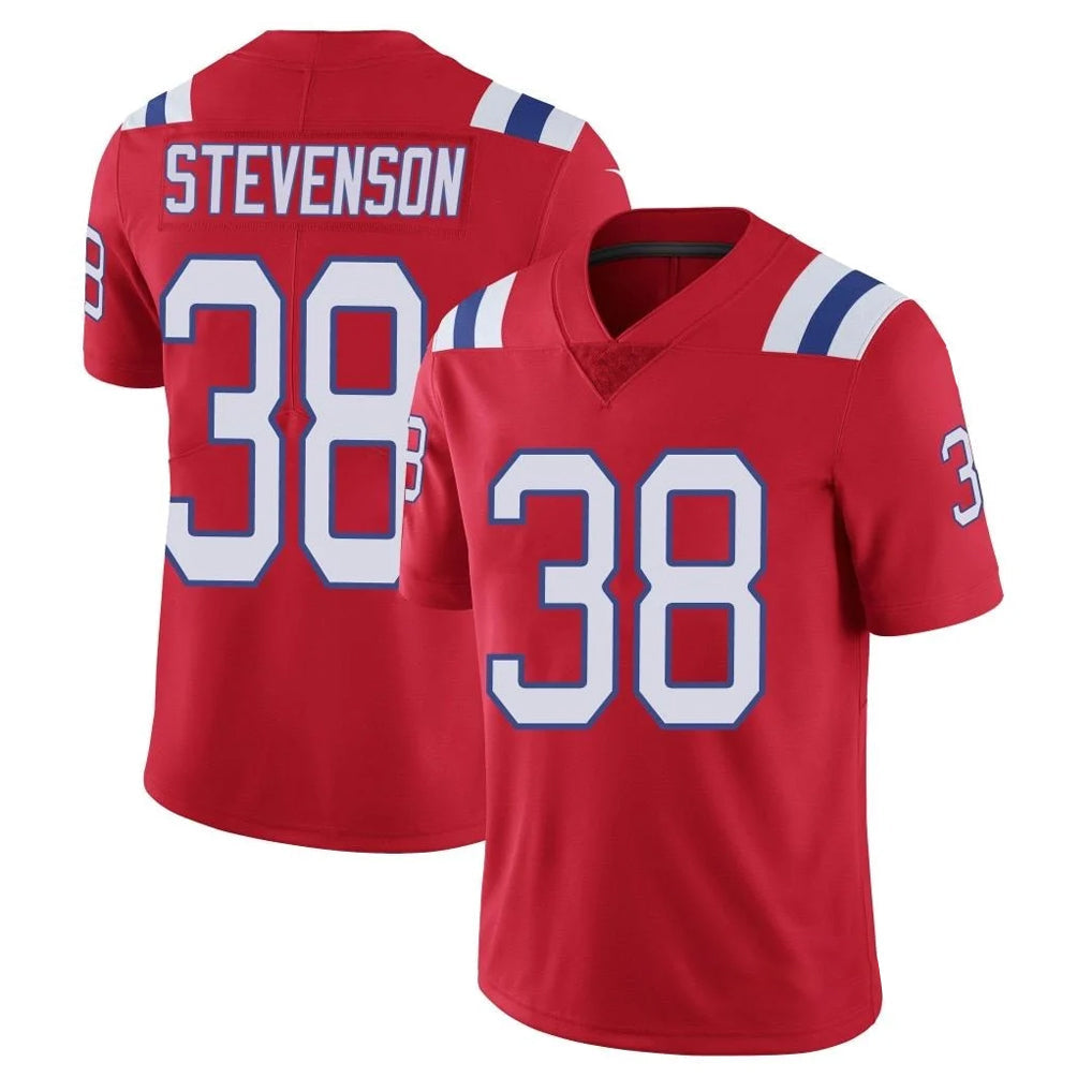 Punc NE.Patriots #38 Rhamondre Stevenson Player Red Vapor Untouchable Home Game Stitched Jerseys