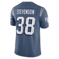 Punc NE.Patriots #38 Rhamondre Stevenson Player Storm Blue Rivalries Collection Limited Stitched Jerseys