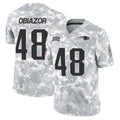 Punc NE.Patriots #48 Namdi Obiazor Player Arctic Camo Salute To Service Limited Game Stitched Jerseys