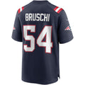 Punc NE.Patriots #54 Tedy Bruschi Navy Game Retired Player Stitched Jerseys