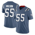 Punc NE.Patriots #55 Jared Wilson Player Blue Limited Rivalries Collection Home Game Stitched Jerseys