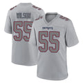 Punc NE.Patriots #55 Jared Wilson Player Gray Fashion Limited Home Game Stitched Jerseys