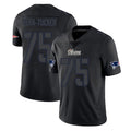 Punc NE.Patriots #75 Alijah Vera-Tucker Player Black Impact LImited Home Game Stitched Jerseys
