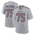 Punc NE.Patriots #75 Alijah Vera-Tucker Player Gray Fashion Limited Home Game Stitched Jerseys