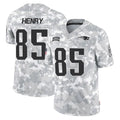 Punc NE.Patriots #85 Hunter Henry Player Arctic Camo Salute To Service Limited Game Stitched Jerseys