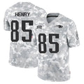Punc NE.Patriots #85 Hunter Henry Player Arctic Camo Salute to Service Limited Stitched Jerseys