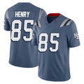 Punc NE.Patriots #85 Hunter Henry Player Blue Limited Rivalries Collection Home Game Stitched Jerseys