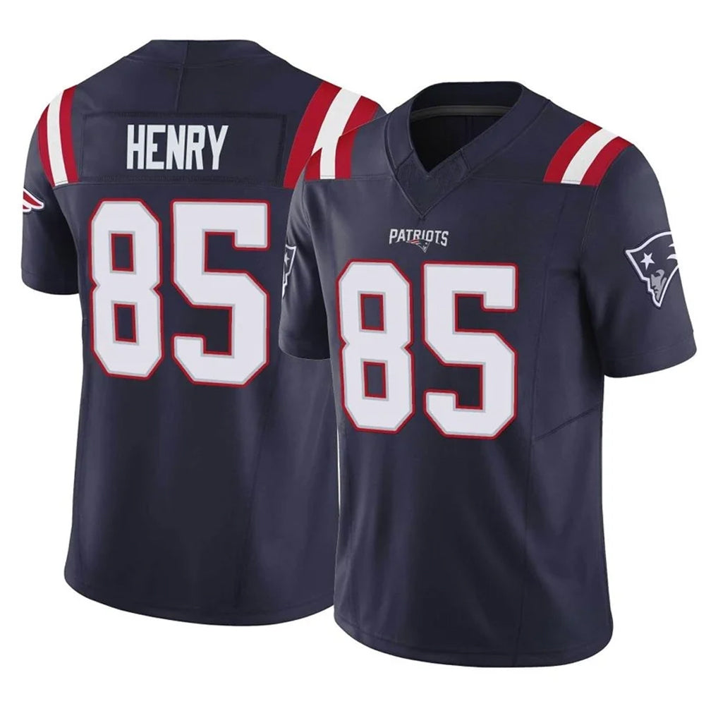 Punc NE.Patriots #85 Hunter Henry Player Navy Limited Vapor F.U.S.E. Home Game Stitched Jerseys