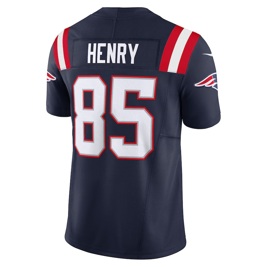 Punc NE.Patriots #85 Hunter Henry Player Navy Vapor F.U.S.E. Limited Stitched Jerseys