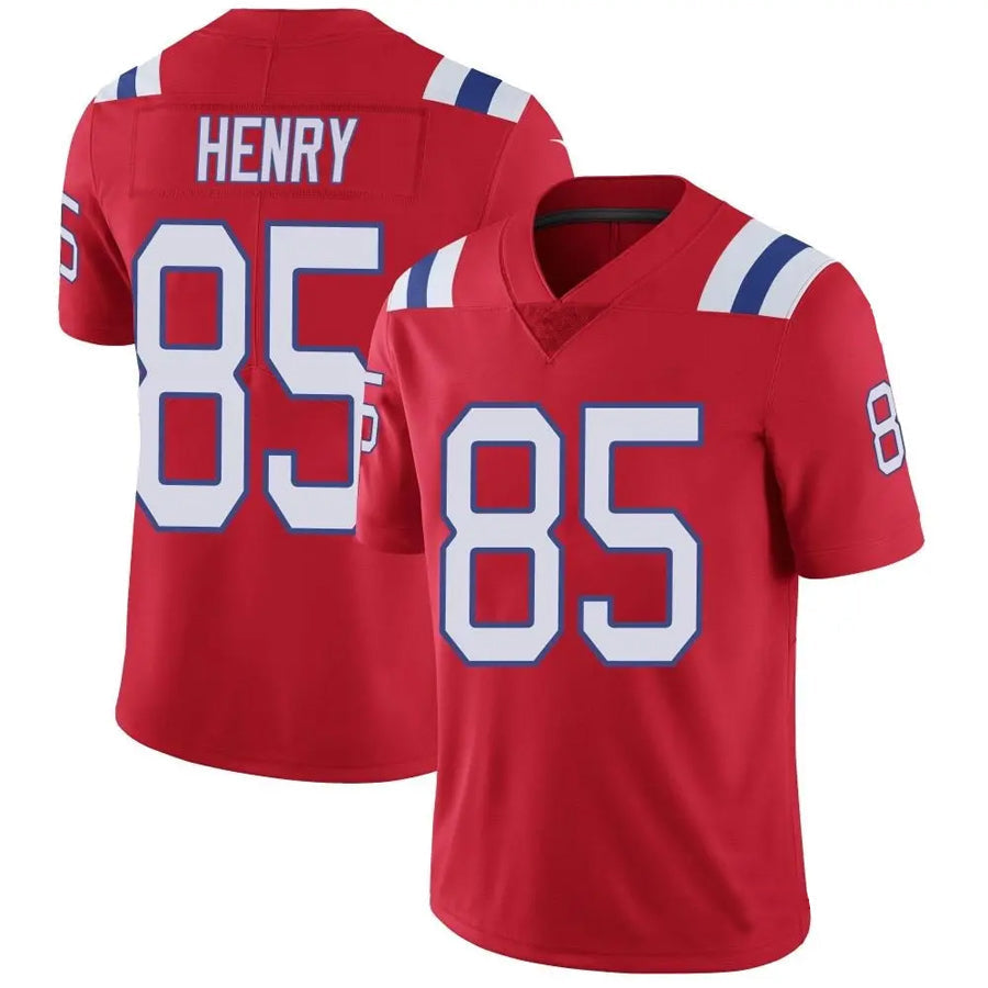 Punc NE.Patriots #85 Hunter Henry Player Red Vapor Limited Stitched Jerseys