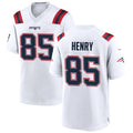 Punc NE.Patriots #85 Hunter Henry Player White Home Game Stitched Jerseys
