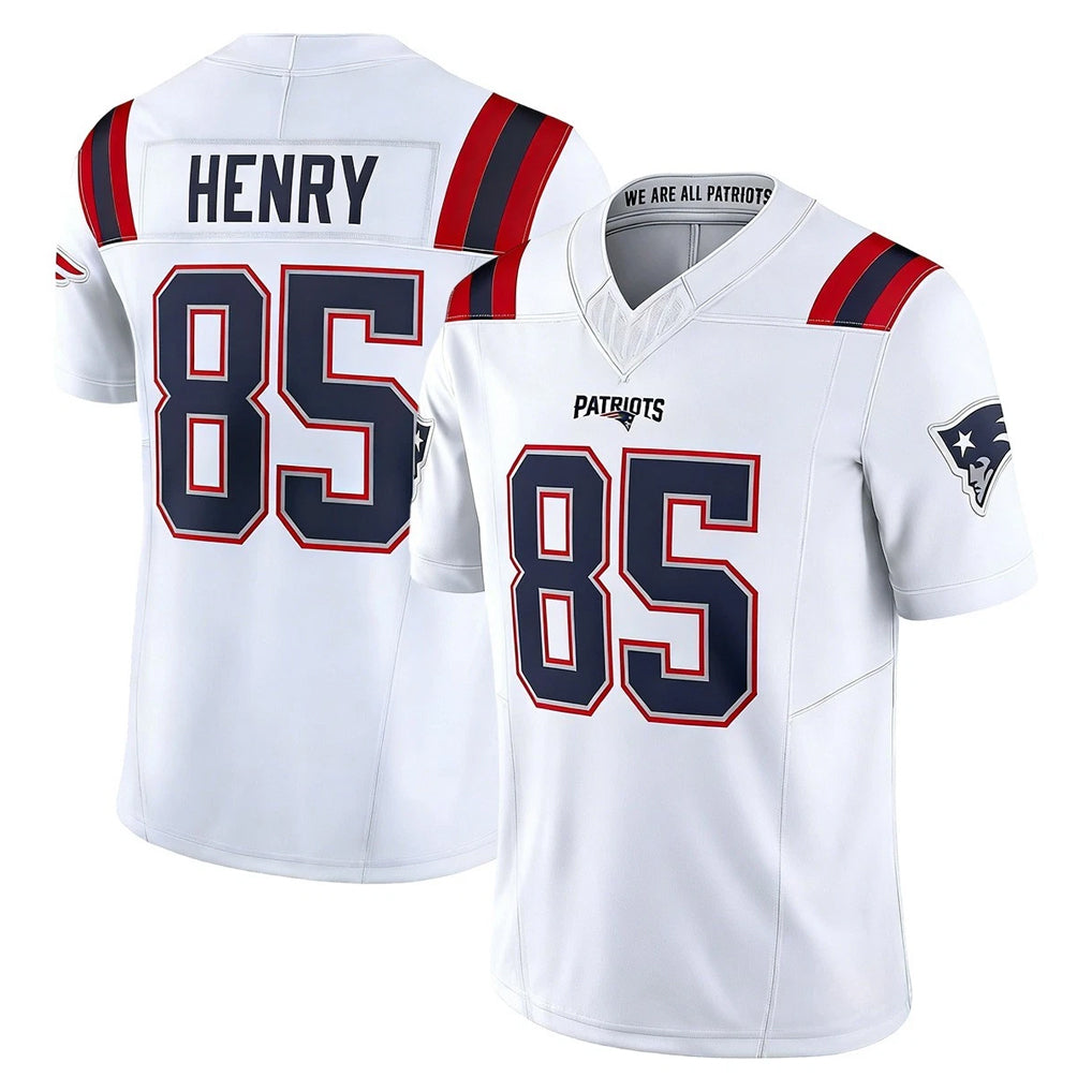 Punc NE.Patriots #85 Hunter Henry Player White Limited Vapor F.U.S.E. Home Game Stitched Jerseys