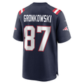 Punc NE.Patriots #87 Rob Gronkowski Navy Team Retired Player Game Stitched Jerseys