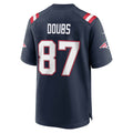 Punc NE.Patriots #87 Romeo Doubs Navy Game Jerseys