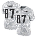 Punc NE.Patriots #87 Romeo Doubs Player Arctic Camo Salute To Service Limited Game Stitched Jerseys