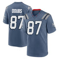 Punc NE.Patriots #87 Romeo Doubs Player Blue Rivalries Collection Home Game Stitched Jerseys