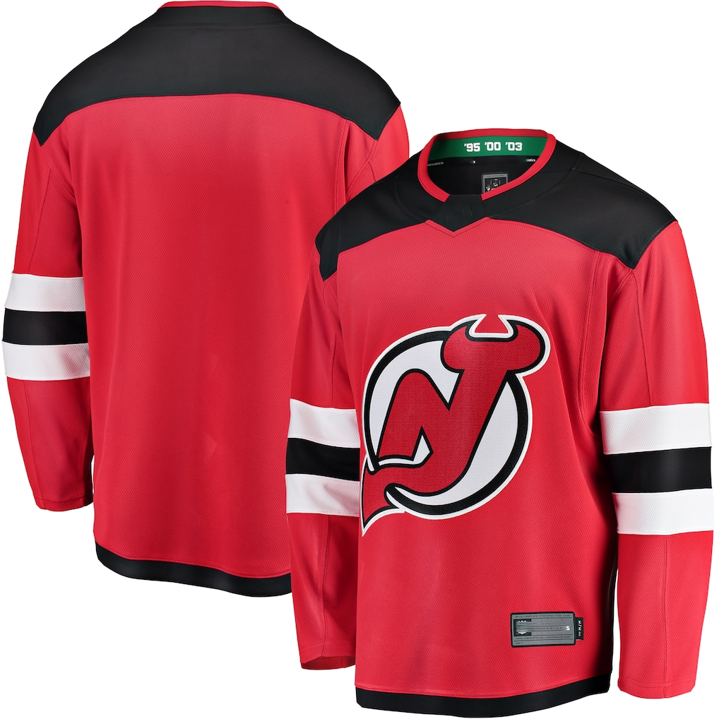 Punc N.Jersey Devils Red Breakaway Home Jerseys
