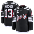 Punc N.Jersey Devils #13 Nico Hischier Black Alternate Premium Jerseys