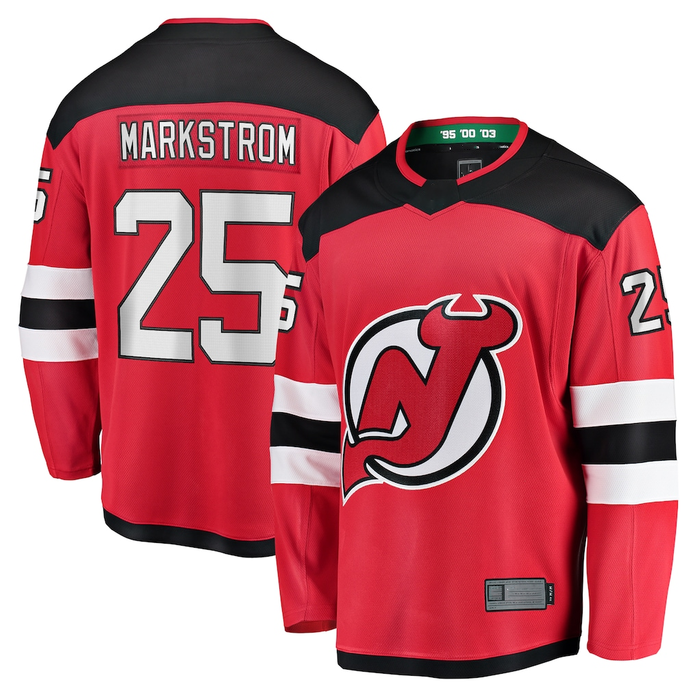Punc N.Jersey Devils #25 Jacob Markstrom Red Home Premier Breakaway Player Jerseys