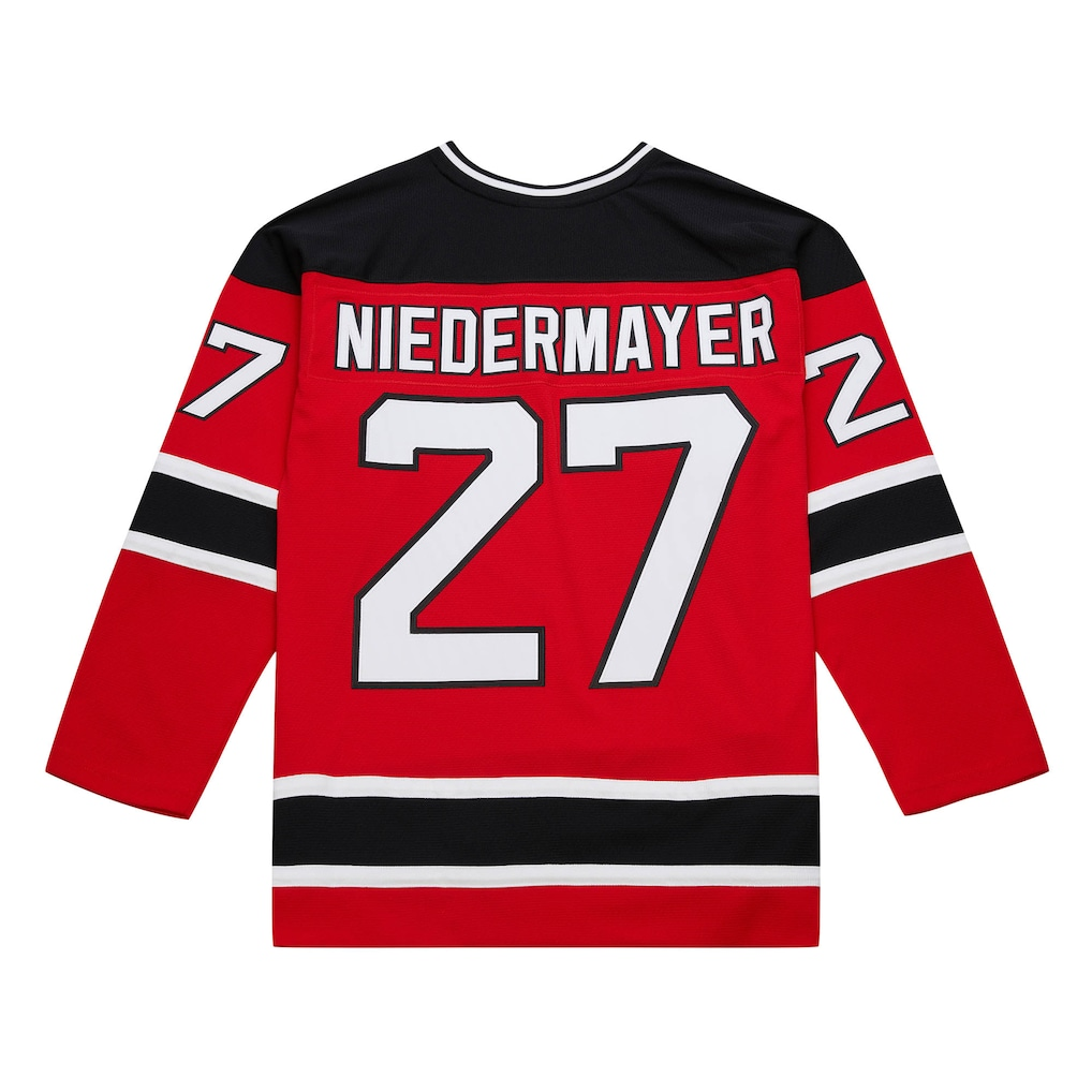 Punc N.Jersey Devils #27 Scott Niedermayer Red 200001 Power Play Jerseys