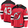 Punc N.Jersey Devils #43 Luke Hughes Red Home Breakaway Player Jerseys