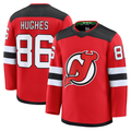 Punc N.Jersey Devils #86 Jack Hughes Red Home Premium Jerseys