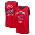Punc NO.Pelicans #22 Derik Queen Red Fast Break Replica Player Stitched Jerseys- Statement Edition