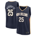 Punc NO.Pelicans #25 Trey Murphy III Navy Fast Break Replica Stitched Jerseys- Icon Edition