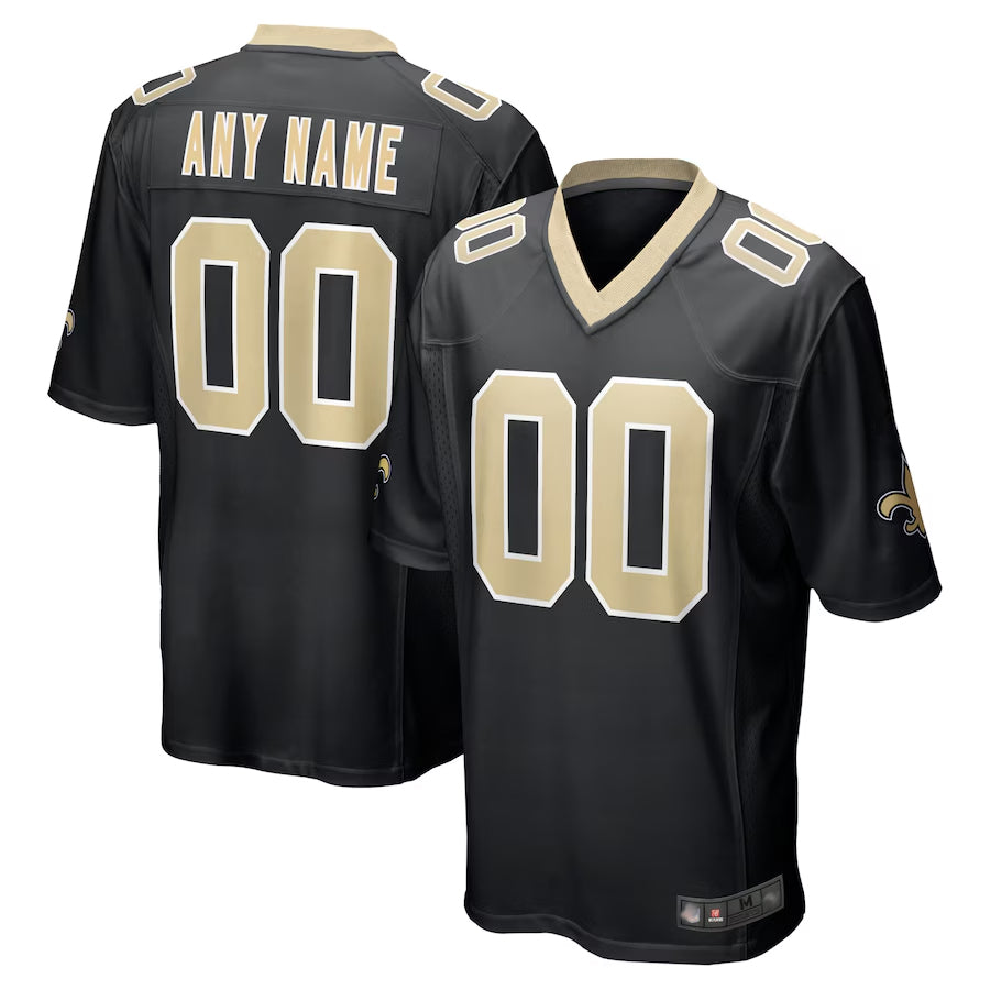 Punc Custom NO.Saints Home Replica Game Stitched Jerseys