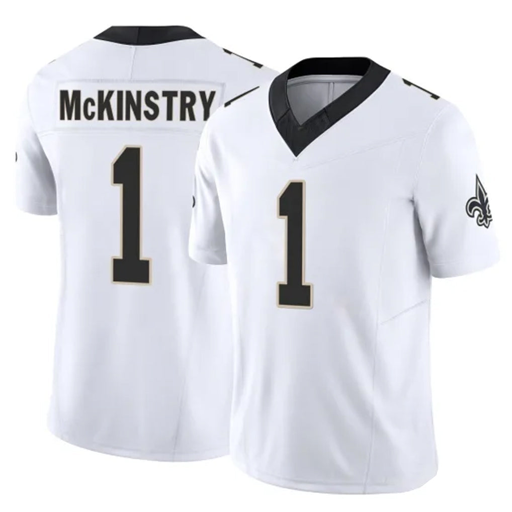 Punc NO.Saints #1 Kool-Aid McKinstry Player White Limited Vapor F.U.S.E. Home Game Stitched Jerseys